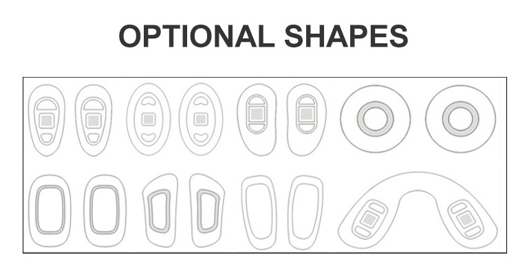Silicone nose pads CY009-CY01310